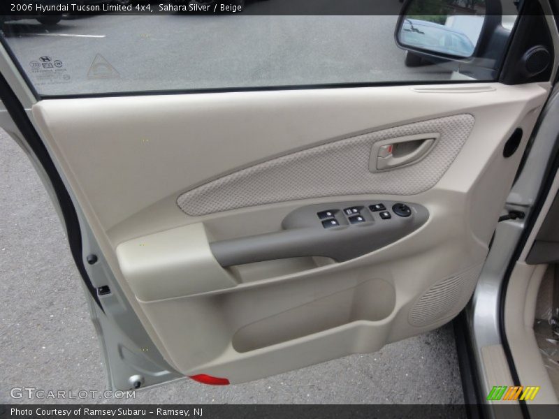 Sahara Silver / Beige 2006 Hyundai Tucson Limited 4x4