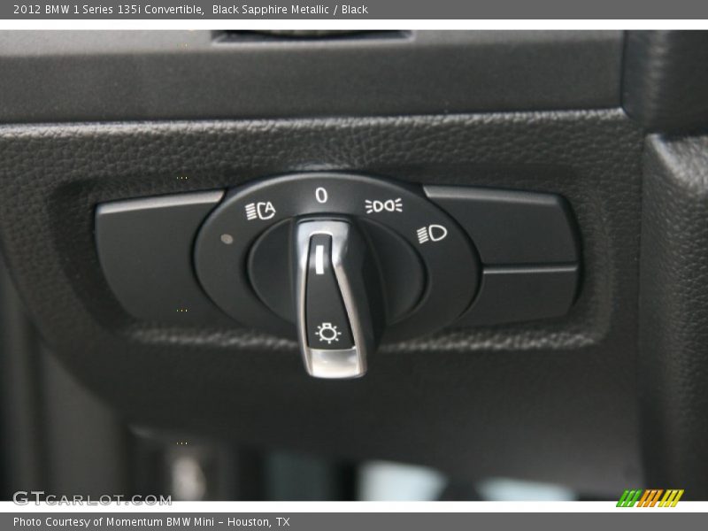 Controls of 2012 1 Series 135i Convertible