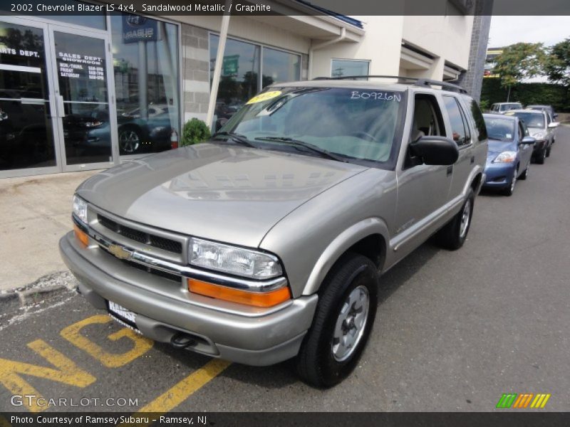 Sandalwood Metallic / Graphite 2002 Chevrolet Blazer LS 4x4