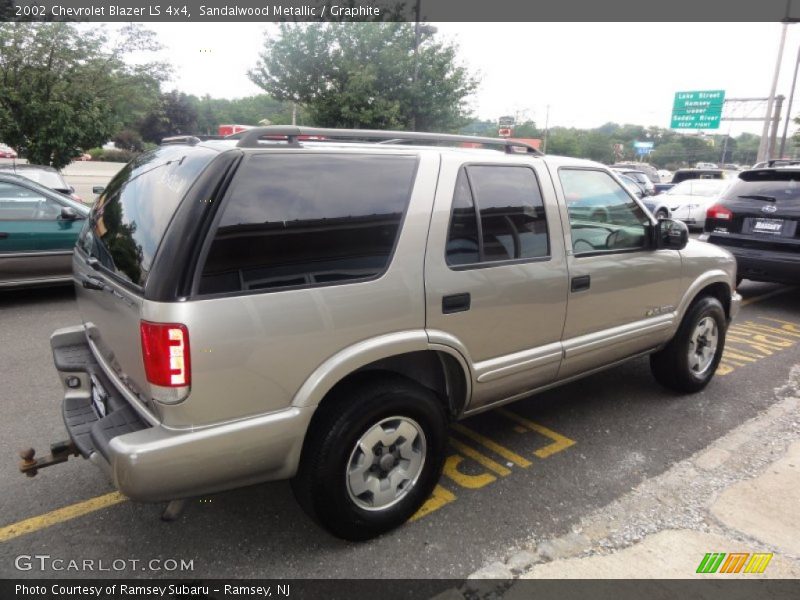 Sandalwood Metallic / Graphite 2002 Chevrolet Blazer LS 4x4