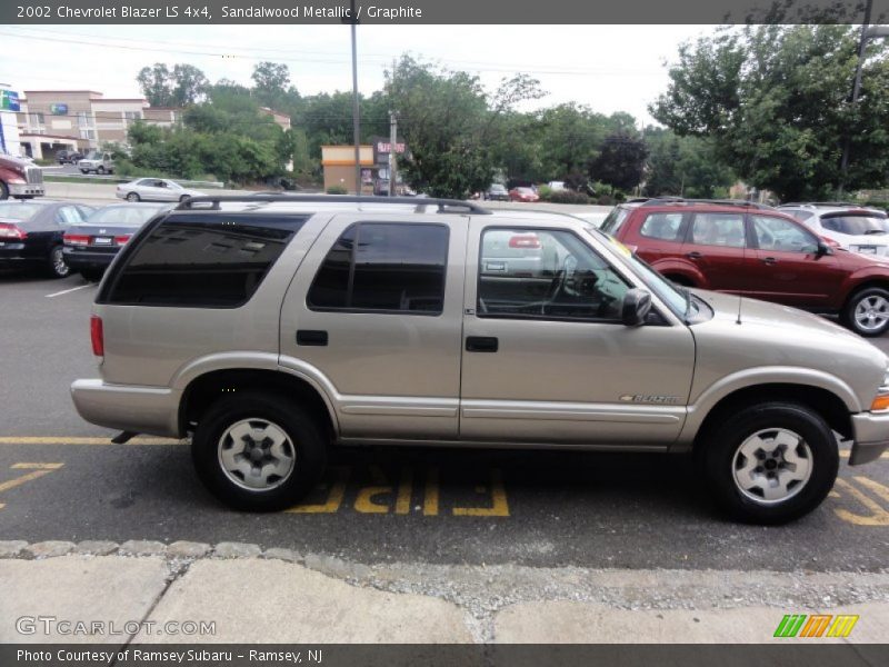 Sandalwood Metallic / Graphite 2002 Chevrolet Blazer LS 4x4