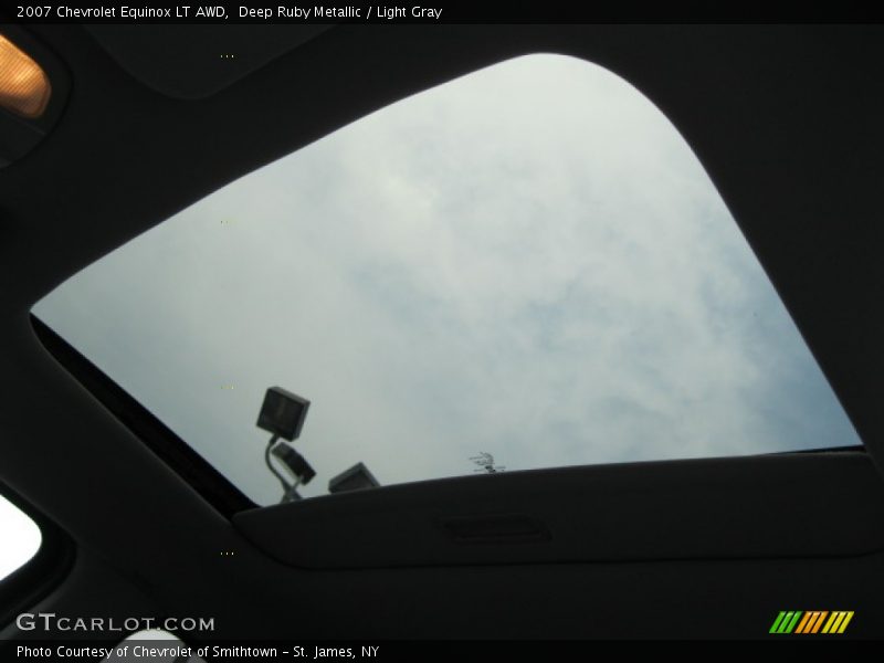 Deep Ruby Metallic / Light Gray 2007 Chevrolet Equinox LT AWD