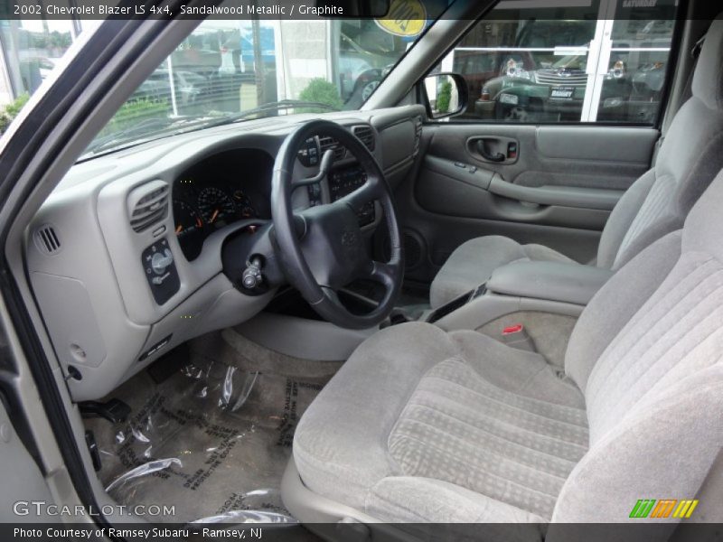 Sandalwood Metallic / Graphite 2002 Chevrolet Blazer LS 4x4