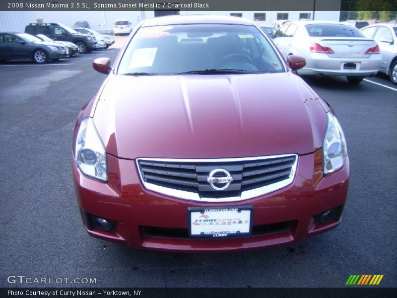 Sonoma Sunset Metallic / Charcoal Black 2008 Nissan Maxima 3.5 SL