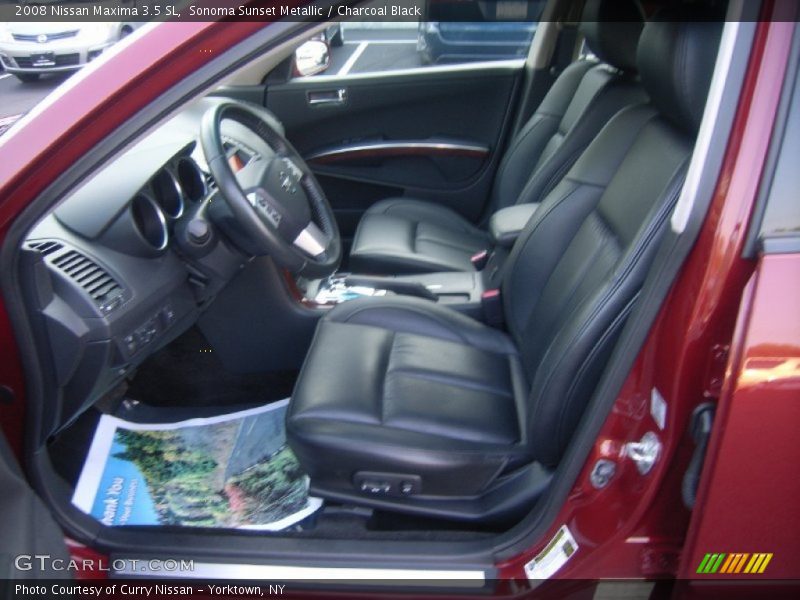 Sonoma Sunset Metallic / Charcoal Black 2008 Nissan Maxima 3.5 SL