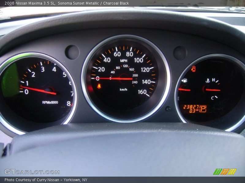Sonoma Sunset Metallic / Charcoal Black 2008 Nissan Maxima 3.5 SL