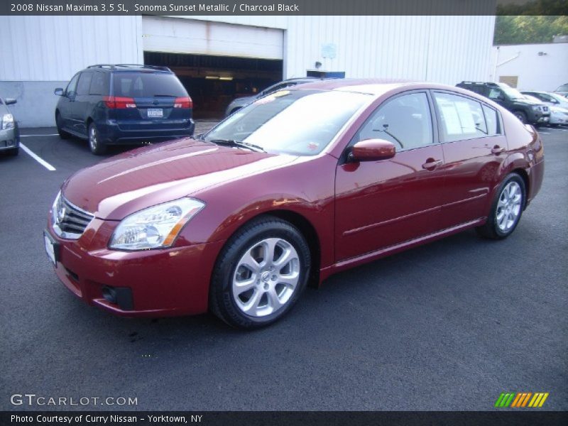 Sonoma Sunset Metallic / Charcoal Black 2008 Nissan Maxima 3.5 SL