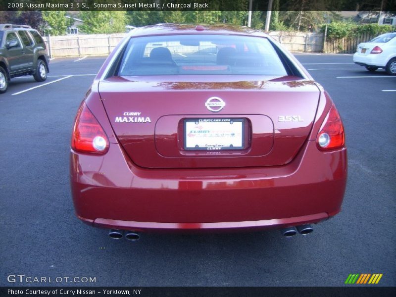 Sonoma Sunset Metallic / Charcoal Black 2008 Nissan Maxima 3.5 SL