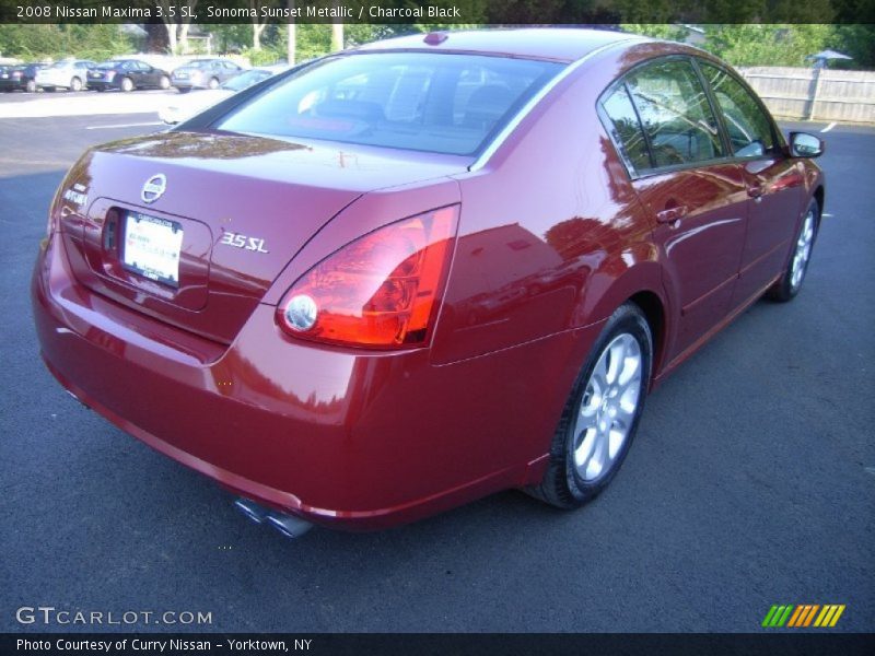 Sonoma Sunset Metallic / Charcoal Black 2008 Nissan Maxima 3.5 SL