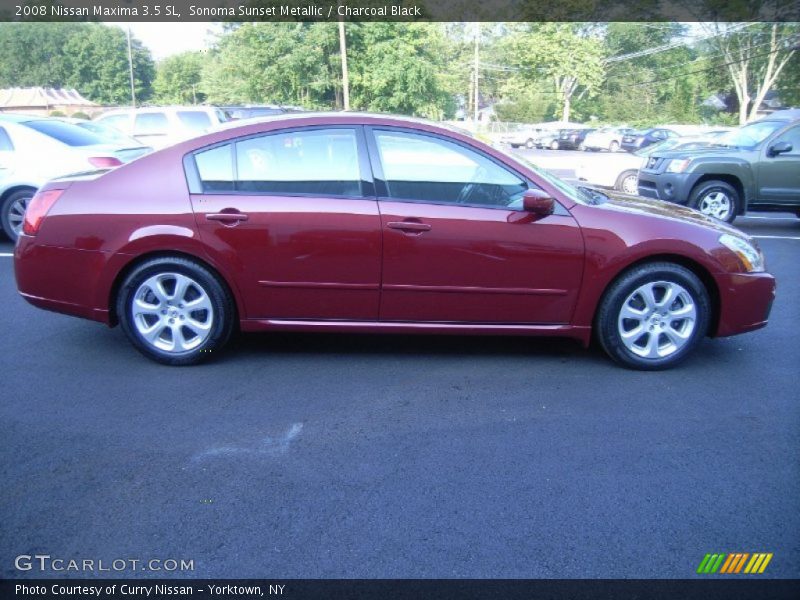 Sonoma Sunset Metallic / Charcoal Black 2008 Nissan Maxima 3.5 SL
