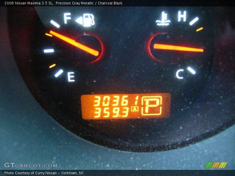 Precision Gray Metallic / Charcoal Black 2008 Nissan Maxima 3.5 SL