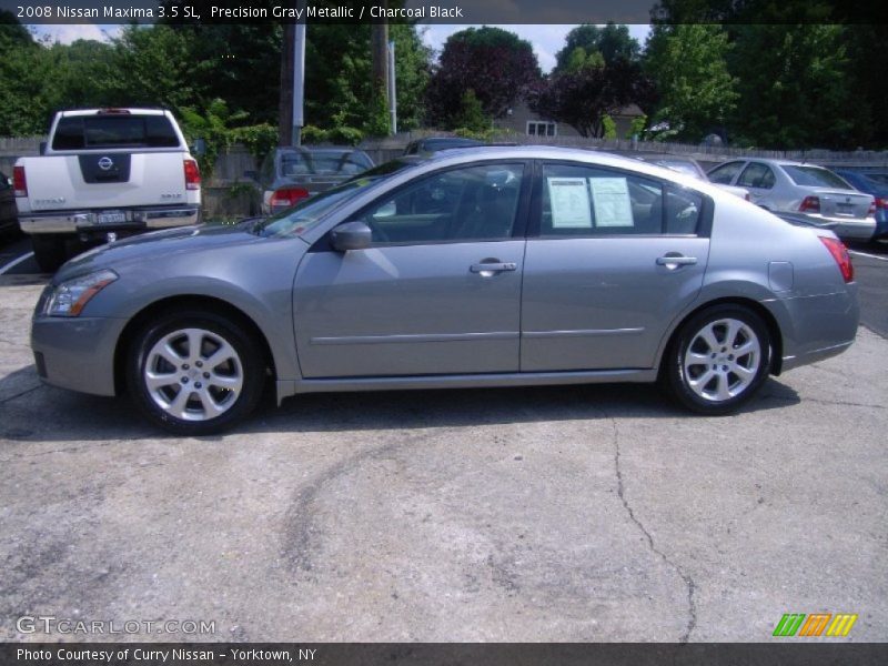 Precision Gray Metallic / Charcoal Black 2008 Nissan Maxima 3.5 SL