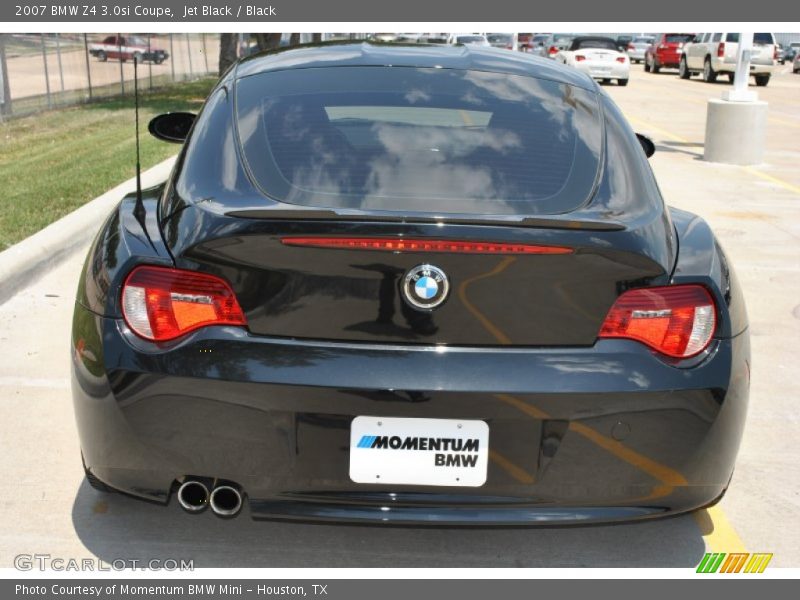 Jet Black / Black 2007 BMW Z4 3.0si Coupe