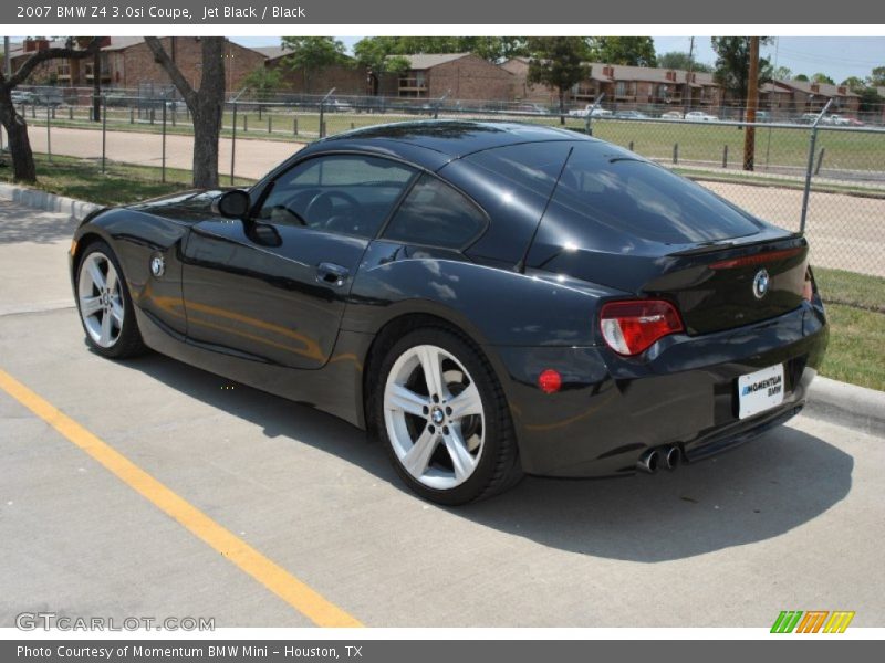 Jet Black / Black 2007 BMW Z4 3.0si Coupe