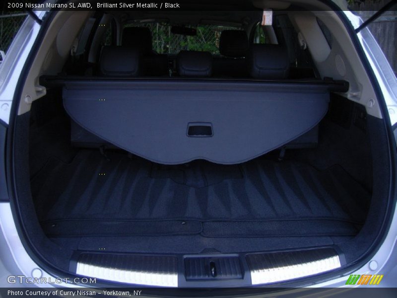 Brilliant Silver Metallic / Black 2009 Nissan Murano SL AWD
