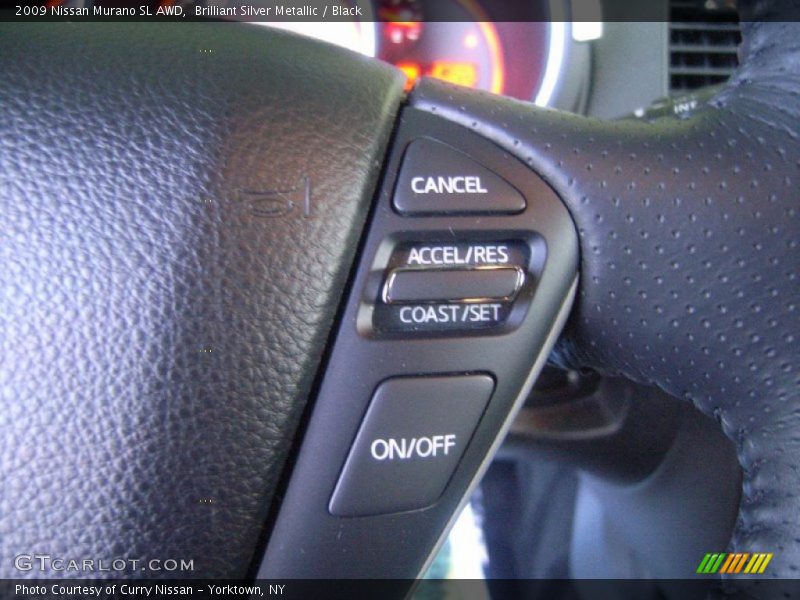 Brilliant Silver Metallic / Black 2009 Nissan Murano SL AWD
