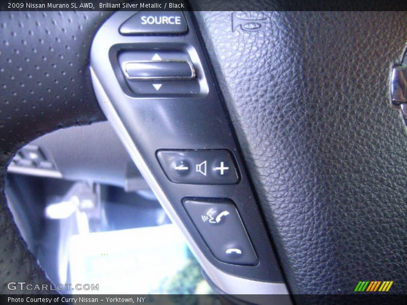 Brilliant Silver Metallic / Black 2009 Nissan Murano SL AWD