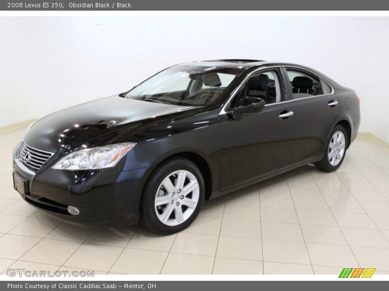 Obsidian Black / Black 2008 Lexus ES 350