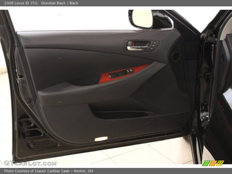 Obsidian Black / Black 2008 Lexus ES 350