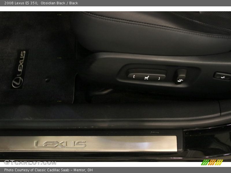 Obsidian Black / Black 2008 Lexus ES 350
