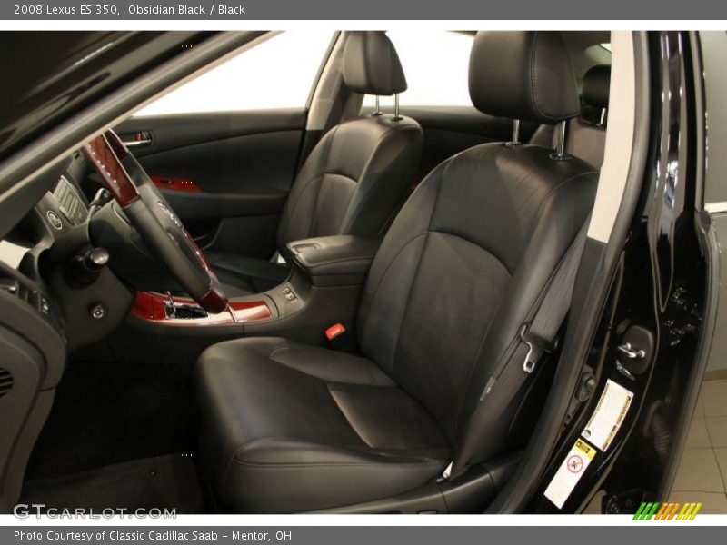 Obsidian Black / Black 2008 Lexus ES 350