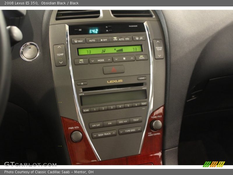 Obsidian Black / Black 2008 Lexus ES 350