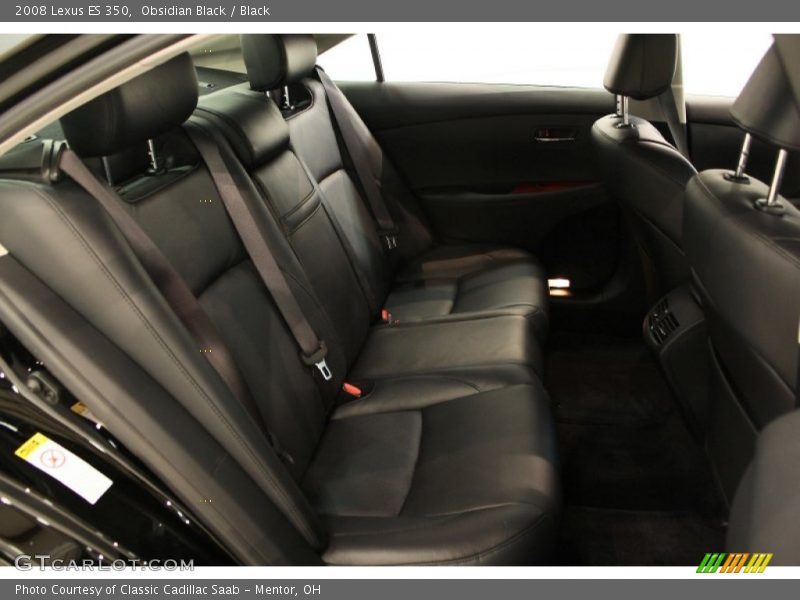 Obsidian Black / Black 2008 Lexus ES 350