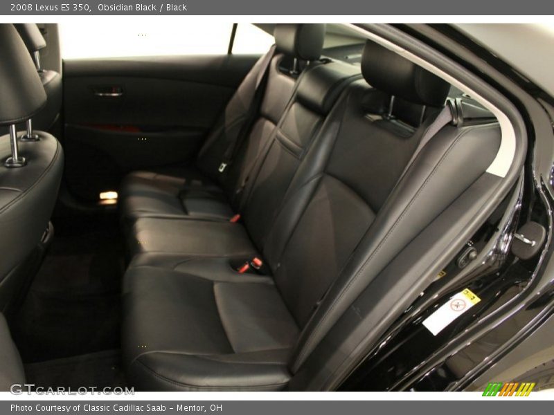 Obsidian Black / Black 2008 Lexus ES 350