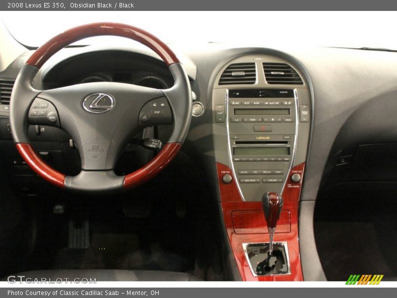 Obsidian Black / Black 2008 Lexus ES 350