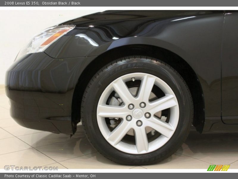 Obsidian Black / Black 2008 Lexus ES 350