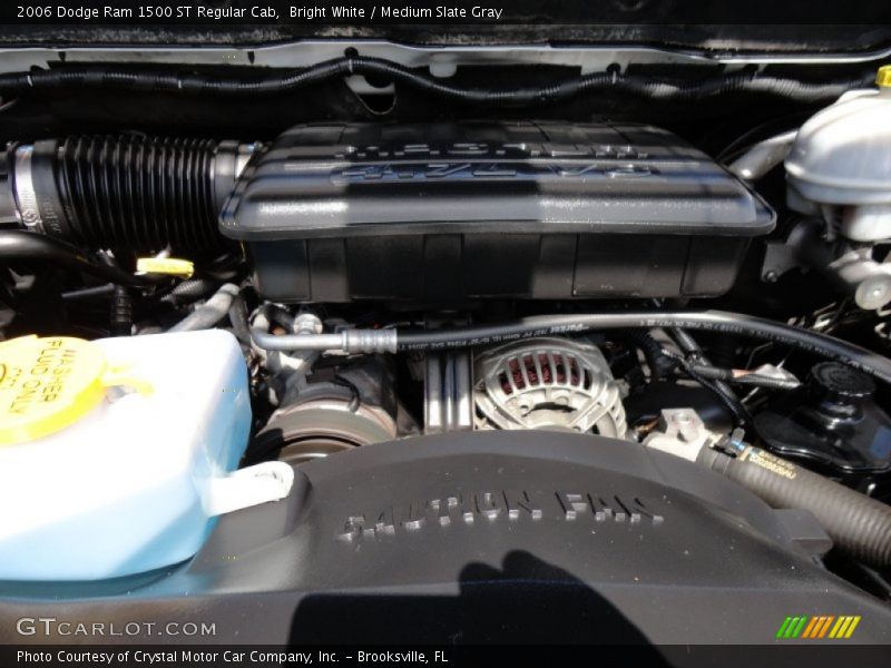 Bright White / Medium Slate Gray 2006 Dodge Ram 1500 ST Regular Cab