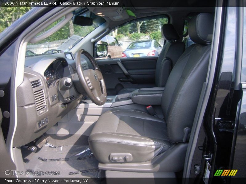 Galaxy Black / Graphite/Titanium 2006 Nissan Armada LE 4x4