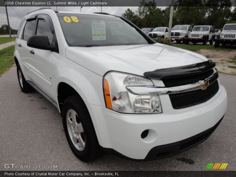 Summit White / Light Cashmere 2008 Chevrolet Equinox LS