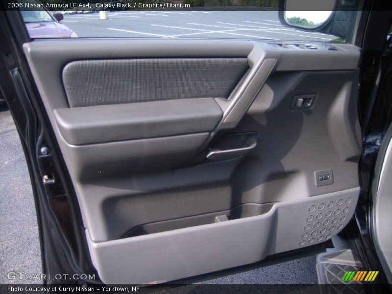Galaxy Black / Graphite/Titanium 2006 Nissan Armada LE 4x4