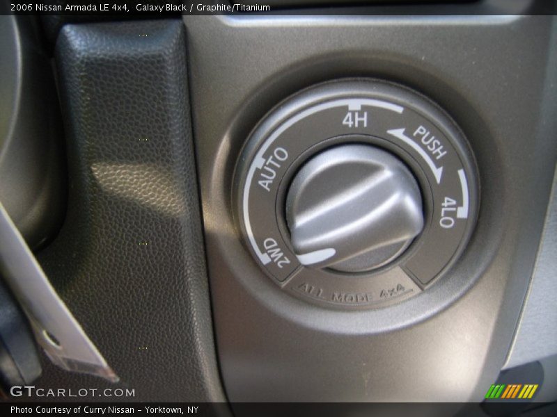 Galaxy Black / Graphite/Titanium 2006 Nissan Armada LE 4x4