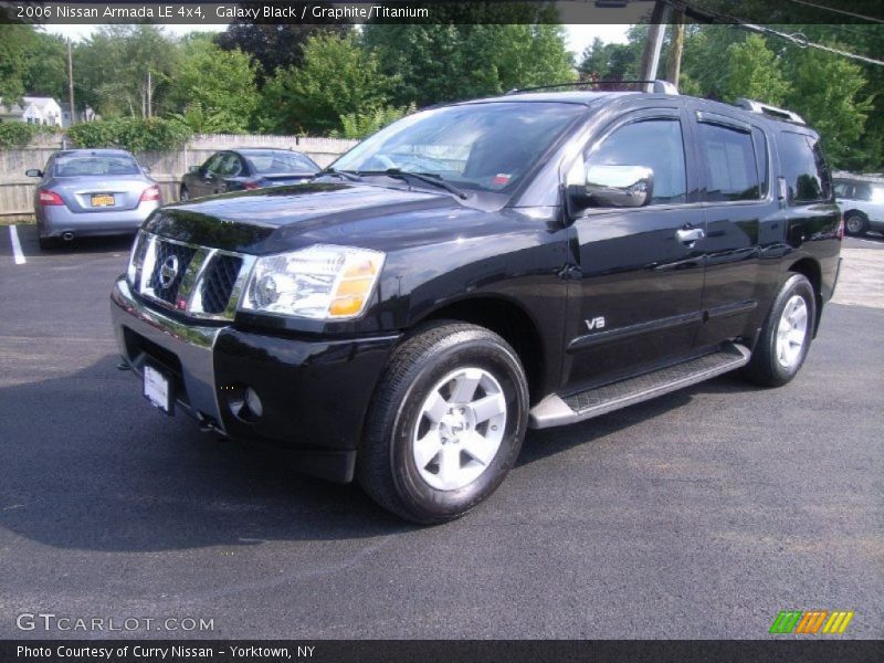 Galaxy Black / Graphite/Titanium 2006 Nissan Armada LE 4x4