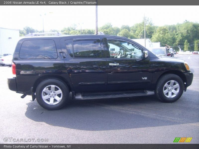 Galaxy Black / Graphite/Titanium 2006 Nissan Armada LE 4x4