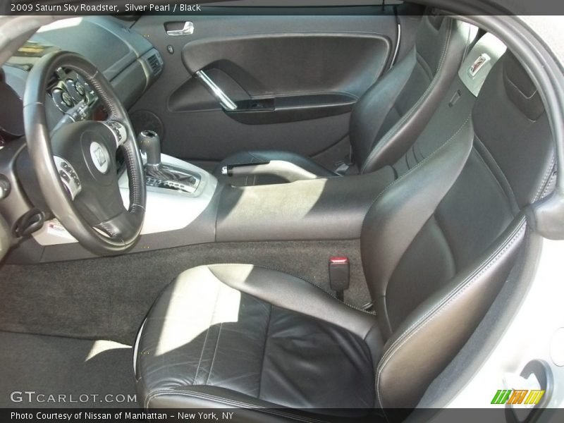 Silver Pearl / Black 2009 Saturn Sky Roadster