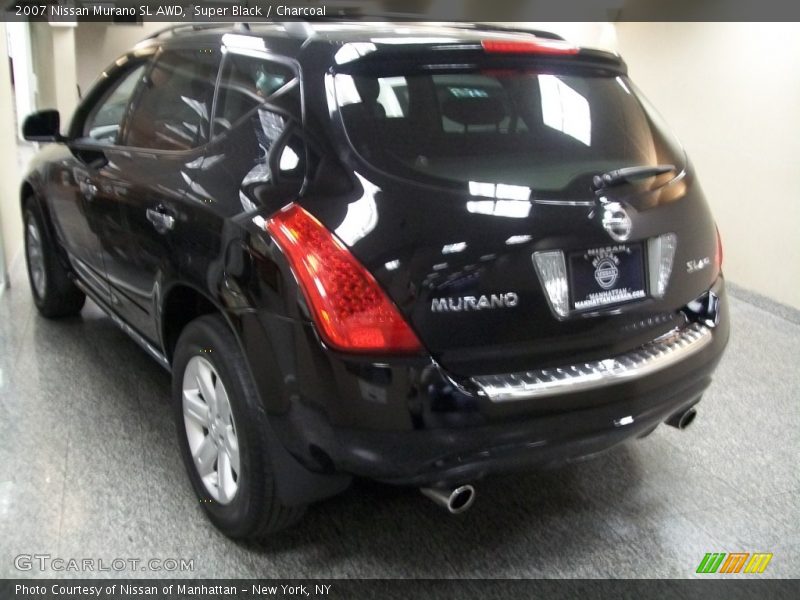 Super Black / Charcoal 2007 Nissan Murano SL AWD