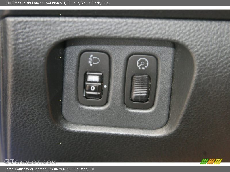Controls of 2003 Lancer Evolution VIII