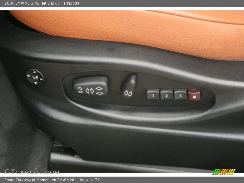 Jet Black / Terracotta 2006 BMW X3 3.0i