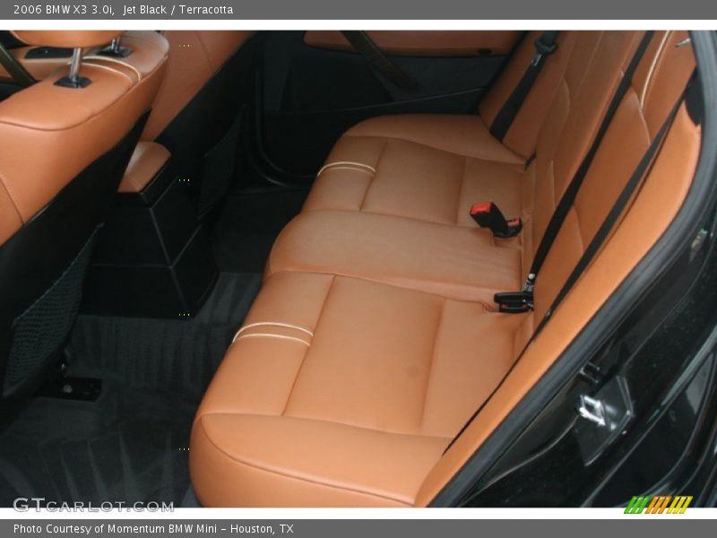 Jet Black / Terracotta 2006 BMW X3 3.0i