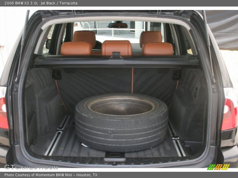 Jet Black / Terracotta 2006 BMW X3 3.0i