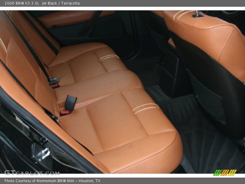 Jet Black / Terracotta 2006 BMW X3 3.0i