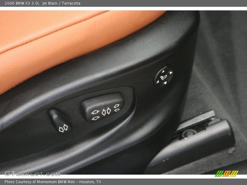 Jet Black / Terracotta 2006 BMW X3 3.0i