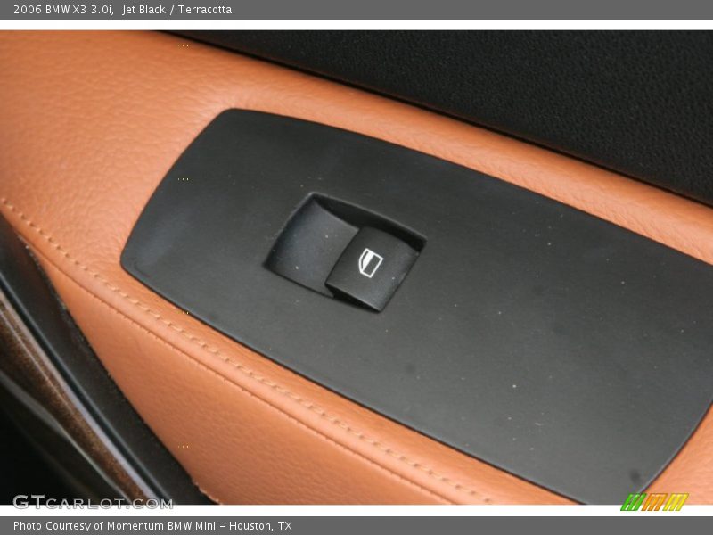 Jet Black / Terracotta 2006 BMW X3 3.0i