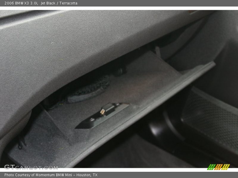 Jet Black / Terracotta 2006 BMW X3 3.0i