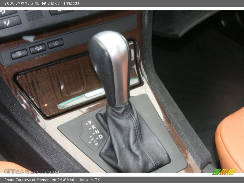 Jet Black / Terracotta 2006 BMW X3 3.0i