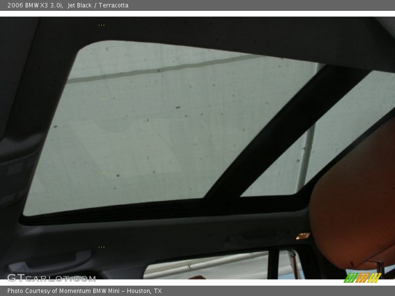 Jet Black / Terracotta 2006 BMW X3 3.0i