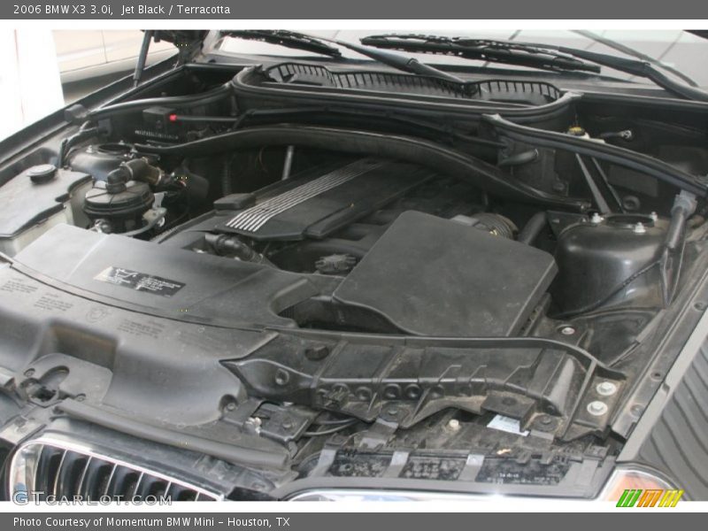 Jet Black / Terracotta 2006 BMW X3 3.0i